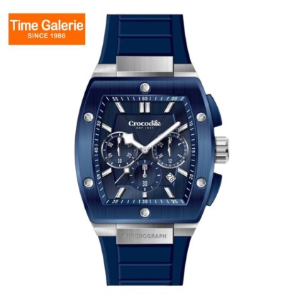 Crocodile CRDW7362.158C Blue Dial Silicone Strap Men Watch Crocodile CRDW7362.158C Blue Dial Silicone Strap Men Watch