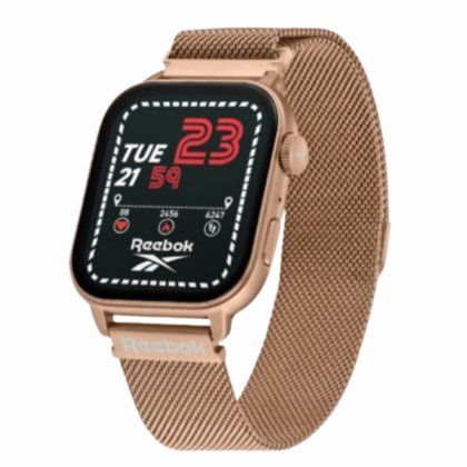 Reebok Relay Lite RV-RLI-U0-A3S3-BB|Rose Gold Unisex Smartwatch|1.85" AMOLED Display | Blood Oxygen monitoring Reebok Relay Lite RV-RLI-U0-A3S3-BB|Rose Gold Unisex Smartwatch|1.85" AMOLED Display | Blood Oxygen monitoring
