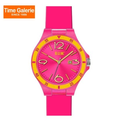 BUM BUMWB919A08 Pink Silicone Strap Women Watch BUM BUMWB919A08 Pink Silicone Strap Women Watch