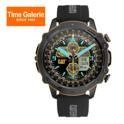 CAT E1-160-21-100 Black Silicone Strap Men Smartwatch CAT E1-160-21-100 Black Silicone Strap Men Smartwatch