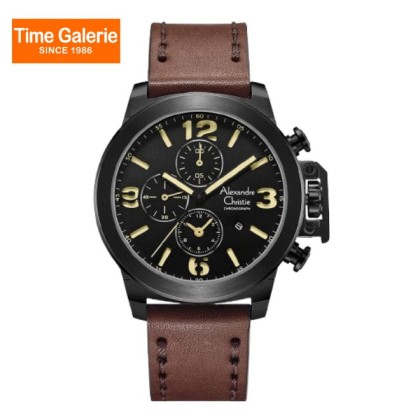 Alexandre Christie ALCW6280GCLIPBAIV Brown Genuine Leather Strap Men Watch Alexandre Christie ALCW6280GCLIPBAIV Brown Genuine Leather Strap Men Watch