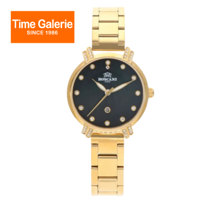 ROSCANI Mirella ROSWE485G3 Black Dial 33MM Stainless Steel Analog Women Watch