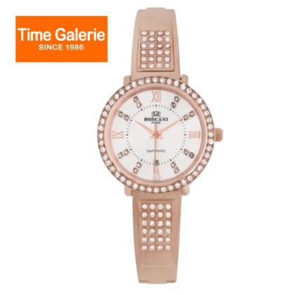 ROSCANI Radiance ROSWE684G5 White Dial 33mm Rose Gold Stainless Steel Strap Analog Women Watch
