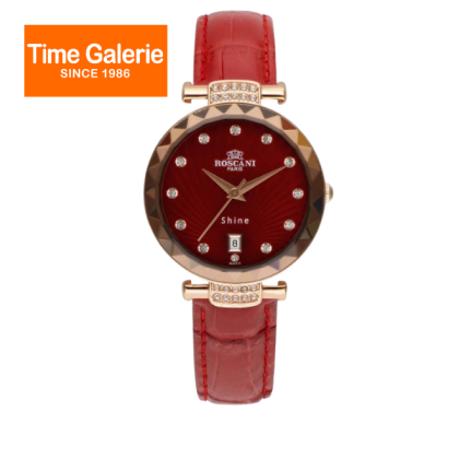 ROSCANI ROSWS96050 Red Dial 34MM Red Leather Strap Analog Women Watch ROSCANI ROSWS96050 Red Dial 34MM Red Leather Strap Analog Women Watch