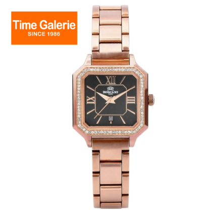 ROSCANI ROSWE474T3 Black Dial Rose Gold Stainless Steel Strap Analog Women Watch ROSCANI ROSWE474T3 Black Dial Rose Gold Stainless Steel Strap Analog Women Watch