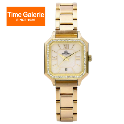ROSCANI ROSWE475T5 White Dial Gold Stainless Steel Analog Women Watch ROSCANI ROSWE475T5 White Dial Gold Stainless Steel Analog Women Watch