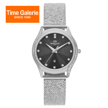 ROSCANI ROSWS12953 Black Dial Stainless Steel Analog Women Watch ROSCANI ROSWS12953 Black Dial Stainless Steel Analog Women Watch
