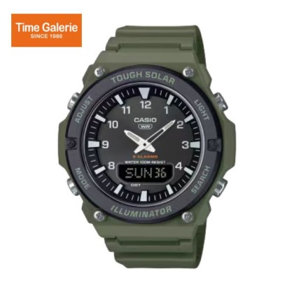 Casio General AQ-S820W-3BV Olive Resin Band Men Watch Casio General AQ-S820W-3BV Olive Resin Band Men Watch