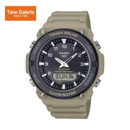 Casio General AQ-S820W-5AV Khaki Green Resin Band Men Watch Casio General AQ-S820W-5AV Khaki Green Resin Band Men Watch