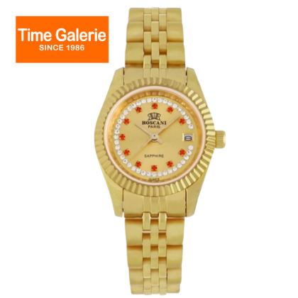 ROSCANI ROSW498529 25mm Dial Gold Stainless Steel Strap Analog Women Watch ROSCANI ROSW498529 25mm Dial Gold Stainless Steel Strap Analog Women Watch
