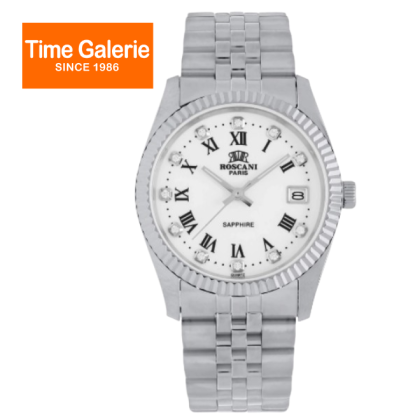 ROSCANI ROSW497965 35mm White Dial Stainless Steel Analog Men Watch ROSCANI ROSW497965 35mm White Dial Stainless Steel Analog Men Watch