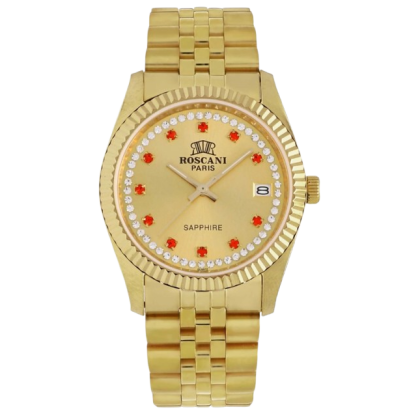 ROSCANI ROSW489529 31mm Dial Gold Stainless Steel Analog Men Watch ROSCANI ROSW489529 31mm Dial Gold Stainless Steel Analog Men Watch