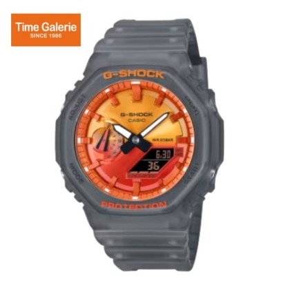 Casio G-Shock Flame Inside GA-2100FLS-8A4DR Grey Resin Band Men Sport Watch Casio G-Shock Flame Inside GA-2100FLS-8A4DR Grey Resin Band Men Sport Watch