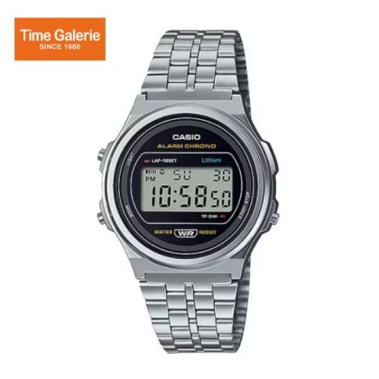 Casio Vintage A171WE-1A Silver Stainless Steel Band Men Watch / Women Watch Casio Vintage A171WE-1A Silver Stainless Steel Band Men Watch / Women Watch