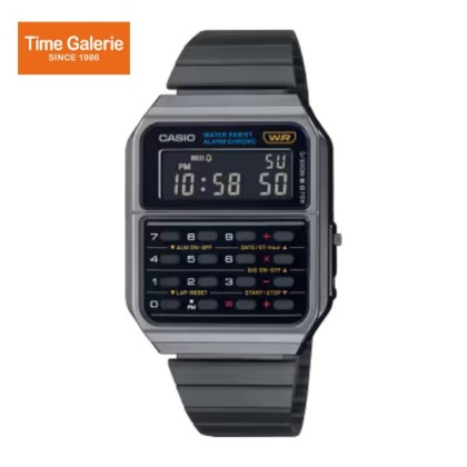 Casio Vintage CA-500WEGG-1B Dark Gray Stainless Steel Band Men Watch / Women Watch Casio Vintage CA-500WEGG-1B Dark Gray Stainless Steel Band Men Watch / Women Watch