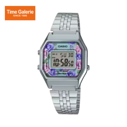 Casio Vintage LA680WA-2C Silver Stainless Steel Band Men Watch / Women Watch Casio Vintage LA680WA-2C Silver Stainless Steel Band Men Watch / Women Watch