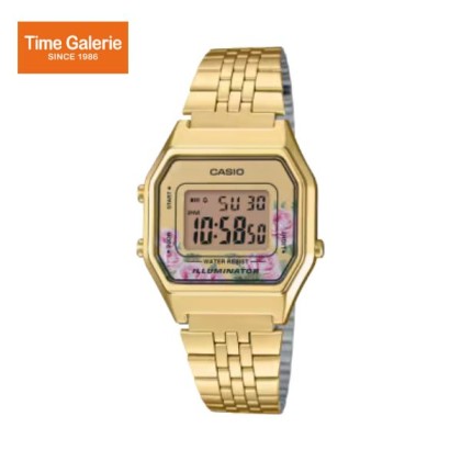 Casio Vintage LA680WGA-4C Gold Stainless Steel Band Men Watch / Women Watch