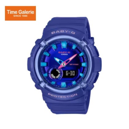 Casio Baby-G BGA-280DN-2A Blue Resin Band Women Sports Watch Casio Baby-G BGA-280DN-2A Blue Resin Band Women Sports Watch