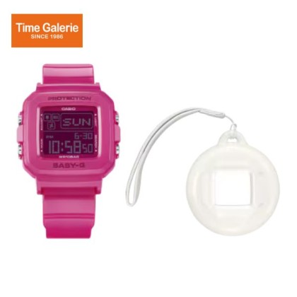 Casio Baby-G + PLUS Series BGD-10K-4 Pink Resin Band Women Sports Watch Casio Baby-G + PLUS Series BGD-10K-4 Pink Resin Band Women Sports Watch