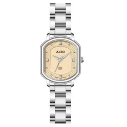 Alto ALT-EG04-SL-YW Analog Yellow Dial Silver Strap Women Watch Alto ALT-EG04-SL-YW Analog Yellow Dial Silver Strap Women Watch
