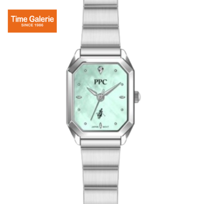 Paris Polo Club PPC-EG01-SL-GN 20.5mm Analog Women Watch