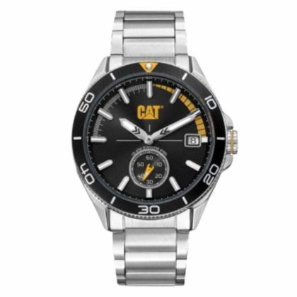 CAT DOME QD-141-11-127 Silver Stainless Steel Analog Men Watch CAT DOME QD-141-11-127 Silver Stainless Steel Analog Men Watch
