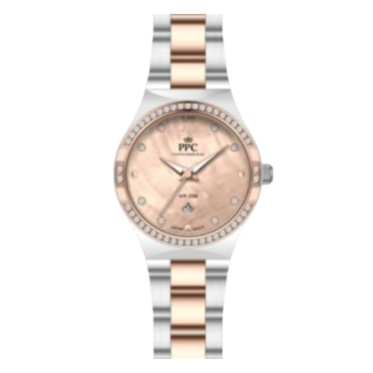 Paris Polo Club PPC-EF09-SR-RG 30mm Analog Women Watch