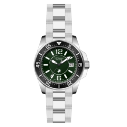 U.S Master Polo Club USM-EF04-SL-GN Men Analog Watch – 42mm Case, Rotatable Bezel, 3ATM Water Resistant U.S Master Polo Club USM-EF04-SL-GN Men Analog Watch – 42mm Case, Rotatable Bezel, 3ATM Water Resistant