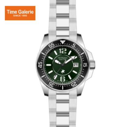 U.S Master Polo Club USM-EF04-SL-GN Men Analog Watch – 42mm Case, Rotatable Bezel, 3ATM Water Resistant U.S Master Polo Club USM-EF04-SL-GN Men Analog Watch – 42mm Case, Rotatable Bezel, 3ATM Water Resistant