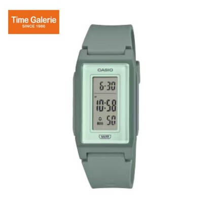Casio General LF-10WH-3DF Green Resin Band Women Youth Watch Casio General LF-10WH-3DF Green Resin Band Women Youth Watch