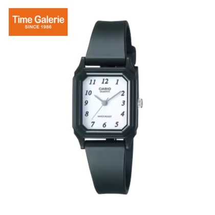 Casio General LQ-142-7BDF Black Resin Band Mini Square Women Watch Casio General LQ-142-7BDF Black Resin Band Mini Square Women Watch