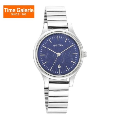 Titan Karishma 2679SM01 Blue Dial Metal Strap Quartz Women's Watch Titan Karishma 2679SM01 Blue Dial Metal Strap Quartz Women's Watch