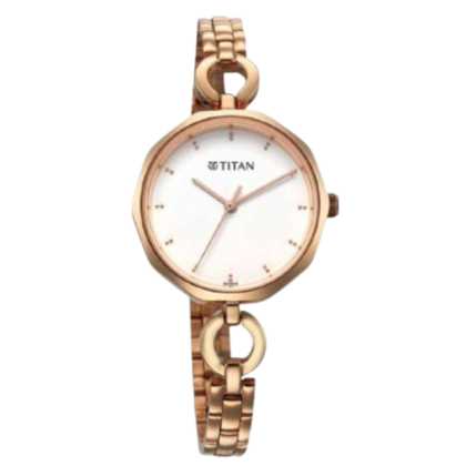 Titan Karishma NS2702WM01 White Dial Stainless Steel Strap Quartz Women's Watch Titan Karishma NS2702WM01 White Dial Stainless Steel Strap Quartz Women's Watch