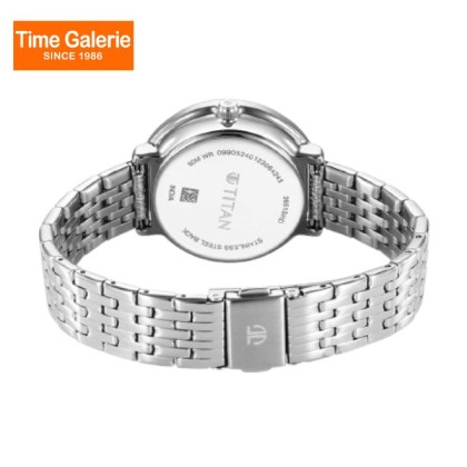 Titan Marhaba 2651SM05 White Dial Stainless Steel Strap Quartz Women's Watch Titan Marhaba 2651SM05 White Dial Stainless Steel Strap Quartz Women's Watch