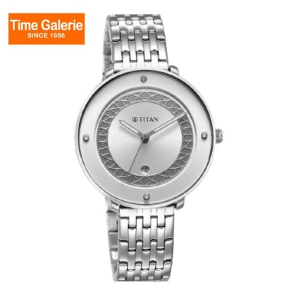 Titan Marhaba 2651SM05 White Dial Stainless Steel Strap Quartz Women's Watch Titan Marhaba 2651SM05 White Dial Stainless Steel Strap Quartz Women's Watch