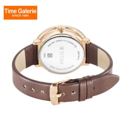 Titan Marhaba 2651WL11 White Dial Leather Strap Quartz Women's Watch Titan Marhaba 2651WL11 White Dial Leather Strap Quartz Women's Watch