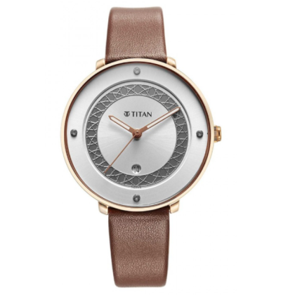 Titan Marhaba 2651WL11 White Dial Leather Strap Quartz Women's Watch Titan Marhaba 2651WL11 White Dial Leather Strap Quartz Women's Watch