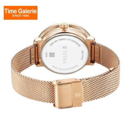 Titan Marhaba 2651WM07 Green Dial Stainless Steel Strap Quartz Women's Watch 