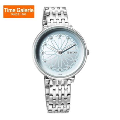 Titan Marhaba 2673SM03 Blue Dial Stainless Steel Strap Quartz Women's Watch Titan Marhaba 2673SM03 Blue Dial Stainless Steel Strap Quartz Women's Watch
