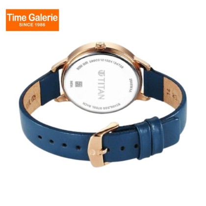Titan Neo 2648WL08 Blue Dial Leather Strap Quartz Women's Watch Titan Neo 2648WL08 Blue Dial Leather Strap Quartz Women's Watch