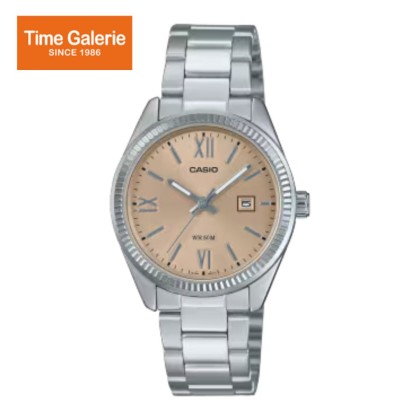 Casio General LTP-1302DD-4A2V Silver Stainless Steel Band Women Watch