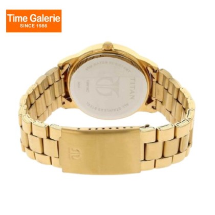 Titan Quartz 1584YM02 Silver Dial Stainless Steel Strap Quartz Men's Watch Titan Quartz 1584YM02 Silver Dial Stainless Steel Strap Quartz Men's Watch