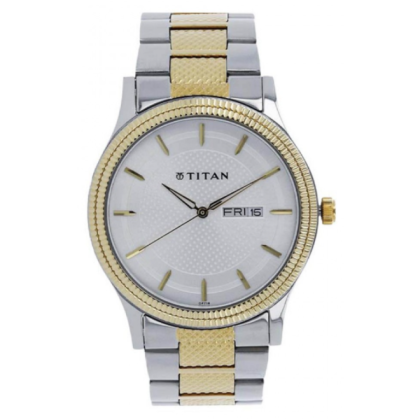 Titan Quartz 1650BM03 Silver Dial Stainless Steel Strap Quartz Men's Watch Titan Quartz 1650BM03 Silver Dial Stainless Steel Strap Quartz Men's Watch