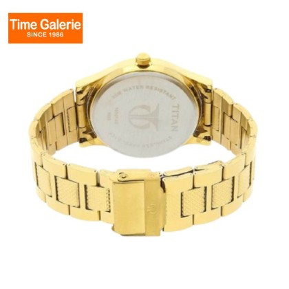 Titan Quartz 1650YM06 Champagne Dial Stainless Steel Strap Quartz Men's Watch Titan Quartz 1650YM06 Champagne Dial Stainless Steel Strap Quartz Men's Watch