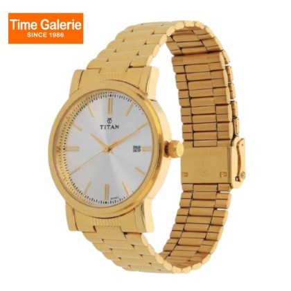 Titan Quartz 1712YM02 Sliver Dial Stainless Steel Strap Quartz Men's Watch Titan Quartz 1712YM02 Sliver Dial Stainless Steel Strap Quartz Men's Watch