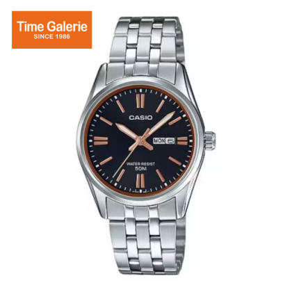 Casio General LTP-1335D-1A2VDF Black Dial Stainless Steel Women Watch Casio General LTP-1335D-1A2VDF Black Dial Stainless Steel Women Watch