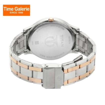 Titan Quartz 1825KM01 Blue Dial Stainless Steel Strap Quartz Men's Watch Titan Quartz 1825KM01 Blue Dial Stainless Steel Strap Quartz Men's Watch