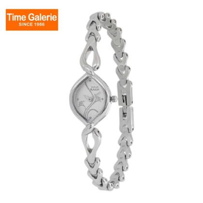 Titan Quartz 2455SM01 Silver Dial Metal Strap Quartz Women's Watch Titan Quartz 2455SM01 Silver Dial Metal Strap Quartz Women's Watch