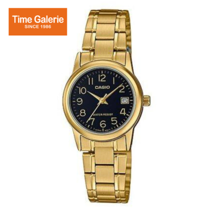 Casio General LTP-V002G-1B Gold Stainless Steel Band Women Watch Casio General LTP-V002G-1B Gold Stainless Steel Band Women Watch