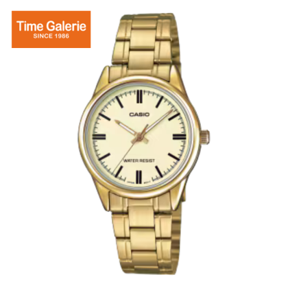 Casio General LTP-V005G-9AUDF Gold Stainless Steel Women Watch Casio General LTP-V005G-9AUDF Gold Stainless Steel Women Watch